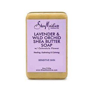 Shea Moisture Lavender & Wild Orchid Shea Butter Soap W/ Calendula Flower